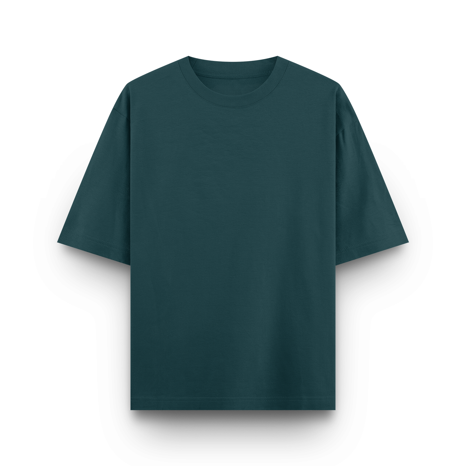 Basic Weekday Tee Petrol Blue Front