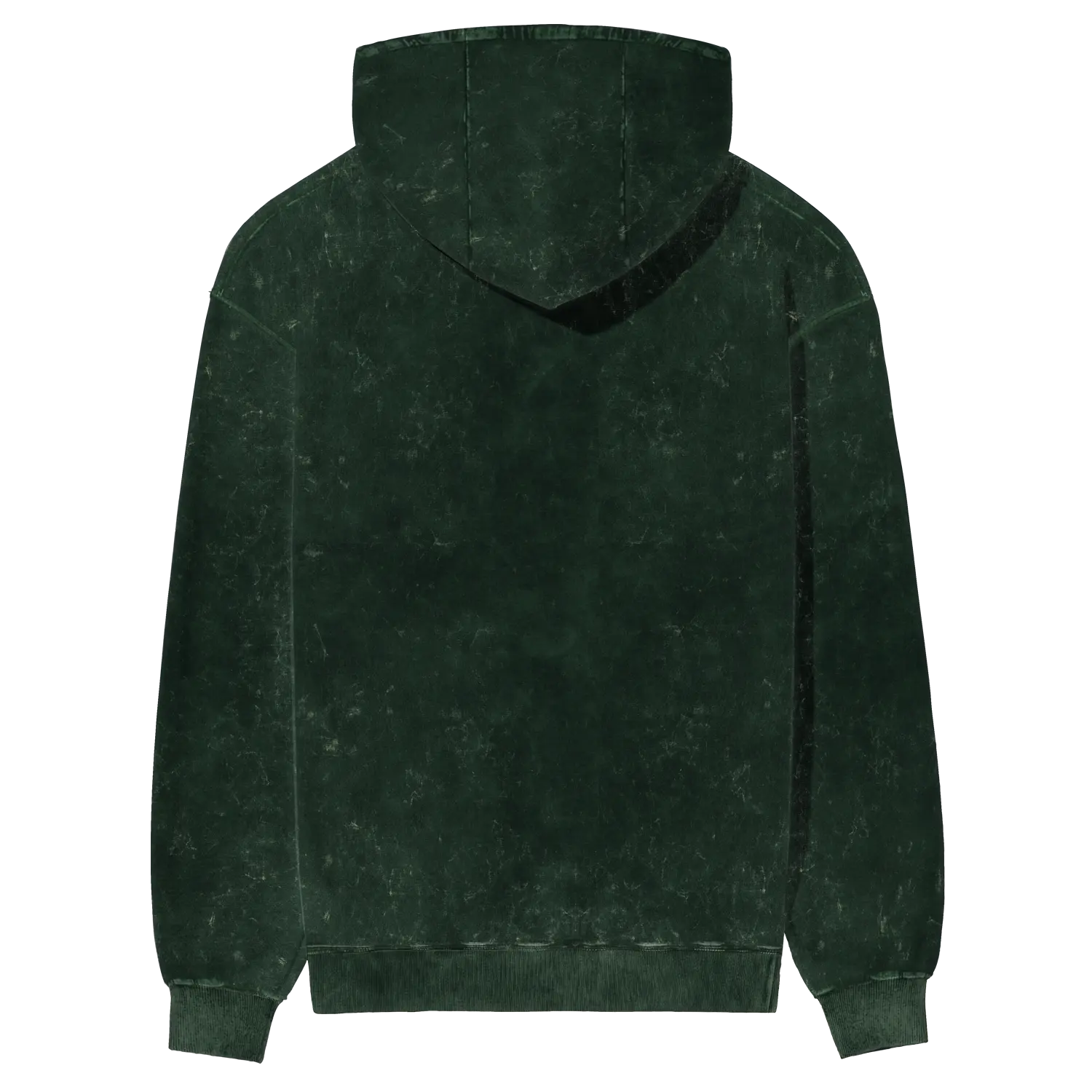 Basic Weekend Hoodie Bottle Green Back